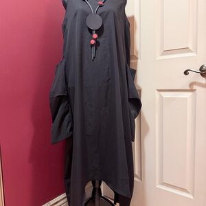 Sleeveless Black Turtleneck dress